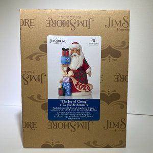 Jim Shore "The Joy of Giving" Dated Santa Figurine